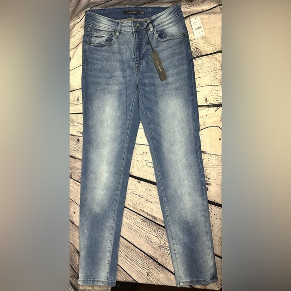 Tahari Jeans Seriously Soft Skinny Blue Thunder W32 L30 Premium Denim Stretch - Picture 5 of 10